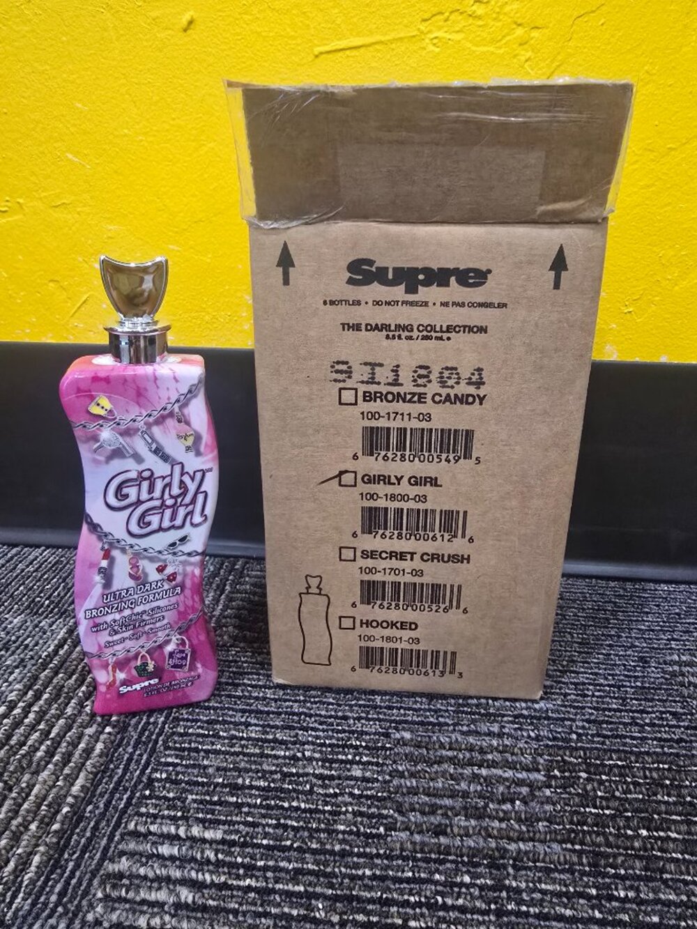 (CASE 6 Bottles)  Supre Girly Girl Ultra Dark Bronzing Formula